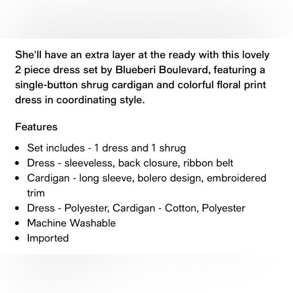 Blueberi Boulevard Floral Dress - Picture 12 of 12